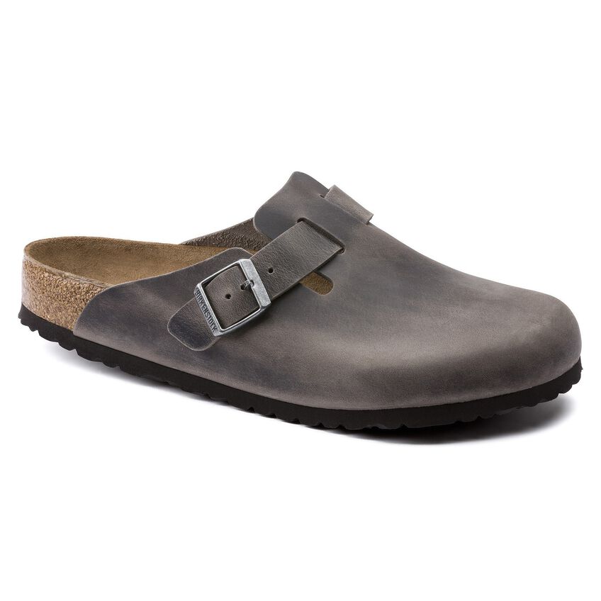 Birkenstock | Boston Oiled Leather Soft Footbed | Narrow