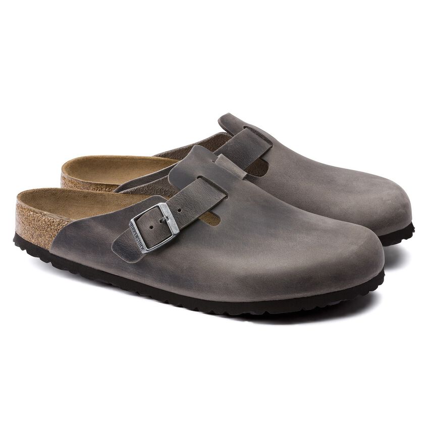Birkenstock | Boston Oiled Leather Soft Footbed | Narrow