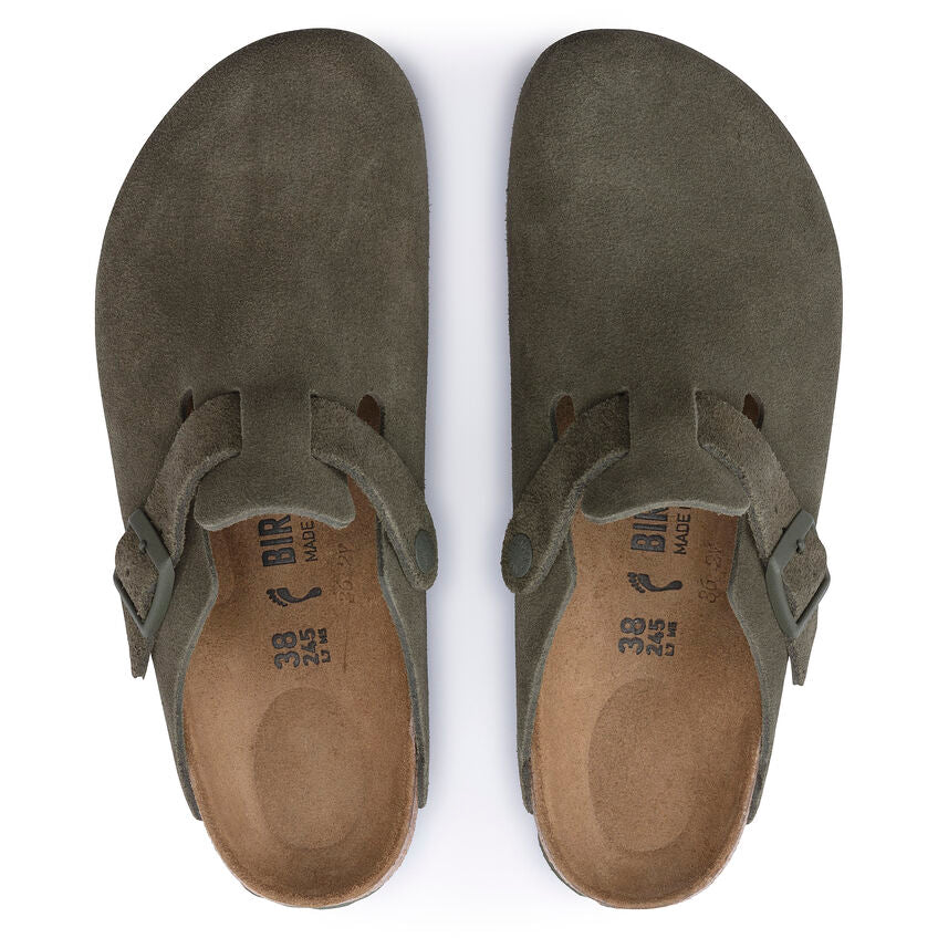 Birkenstock | Boston Suede Soft Footbed