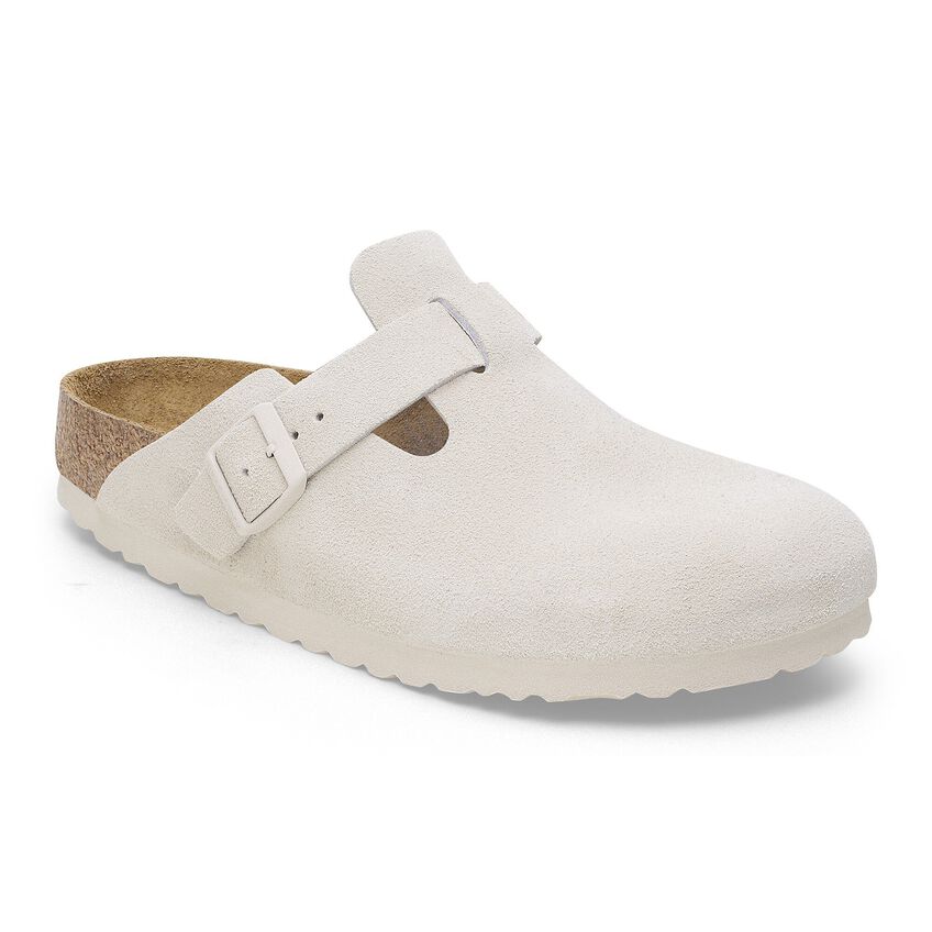 Birkenstock | Boston | Narrow | SFB | Antique White