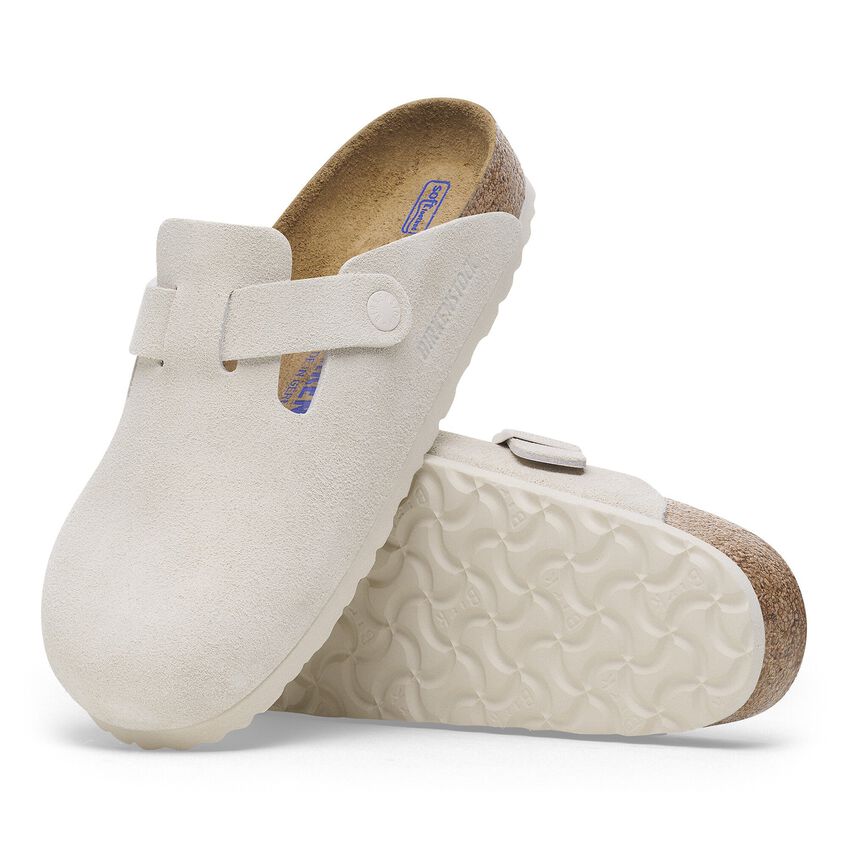 Birkenstock | Boston | Narrow | SFB | Antique White
