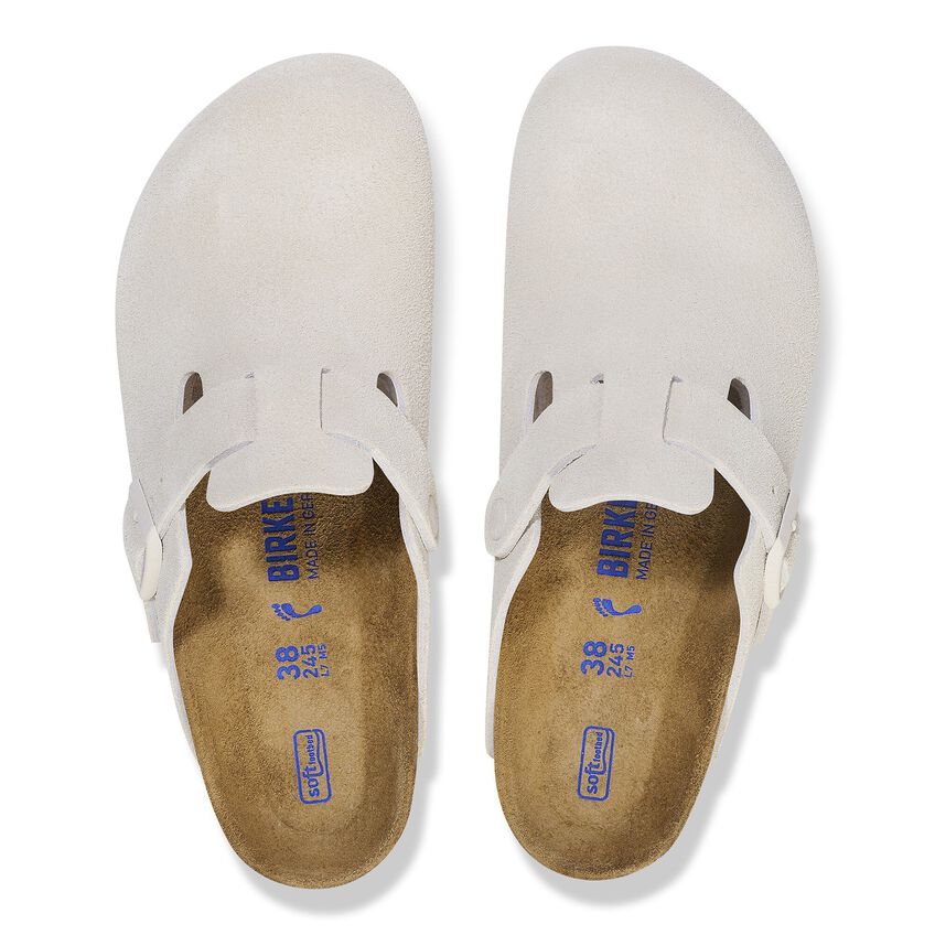 Birkenstock | Boston | Narrow | SFB | Antique White