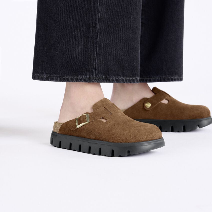 Bikenstock | Papillio | Boston Chunky | Narrow | Suede