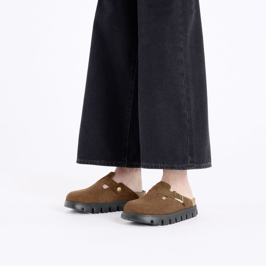 Bikenstock | Papillio | Boston Chunky | Narrow | Suede