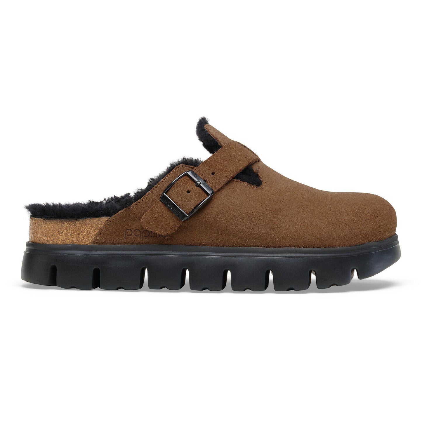 Birkenstock | Boston Chunky Shearling lined | Dark Tea
