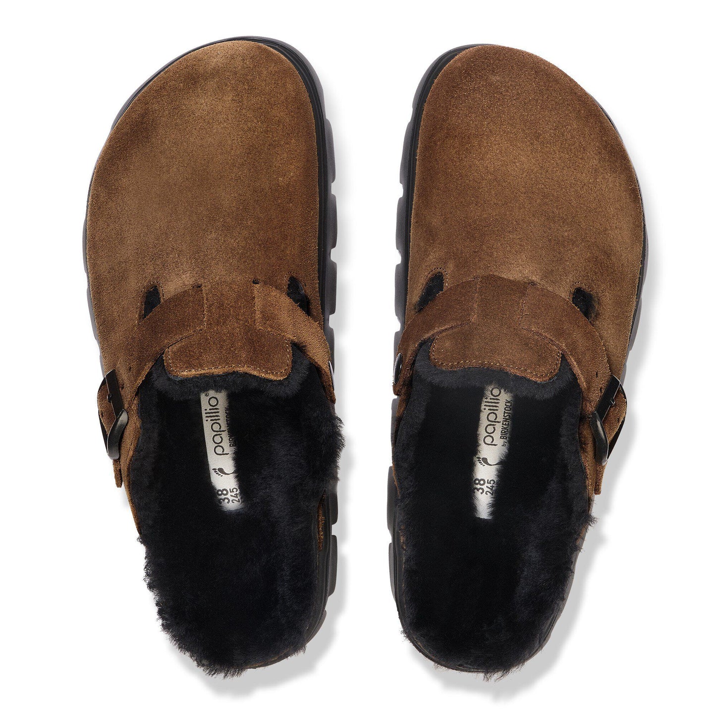 Birkenstock | Boston Chunky Shearling lined | Dark Tea