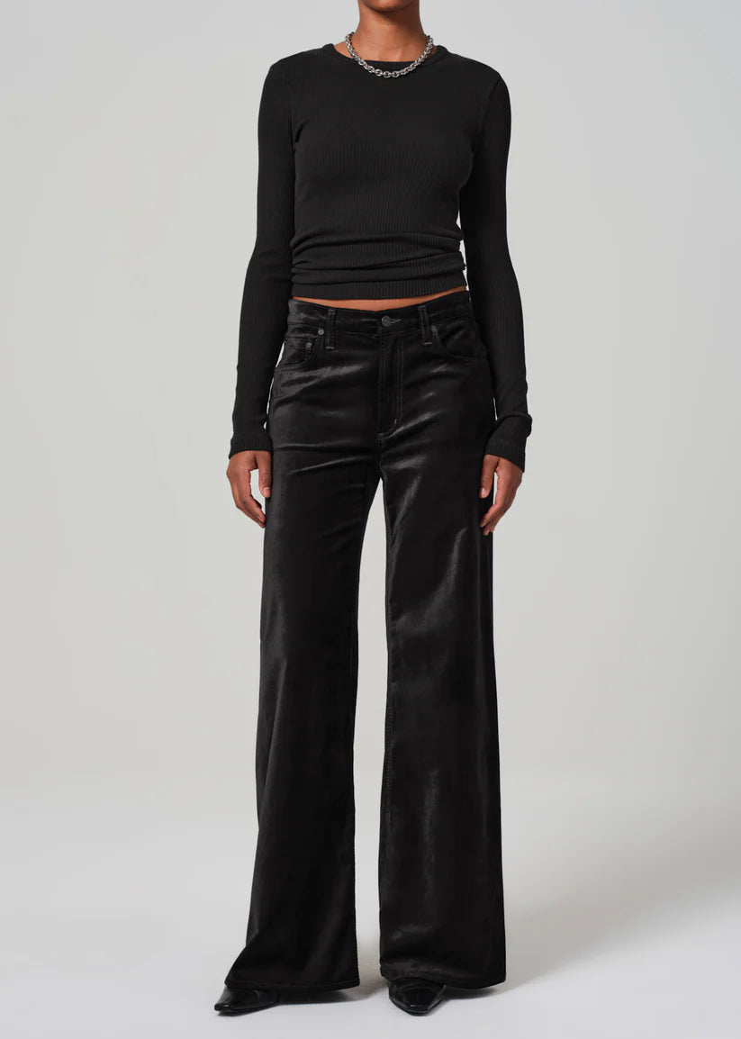 Citizens of Humanity | Lolli Mid Rise Baggy Velvet