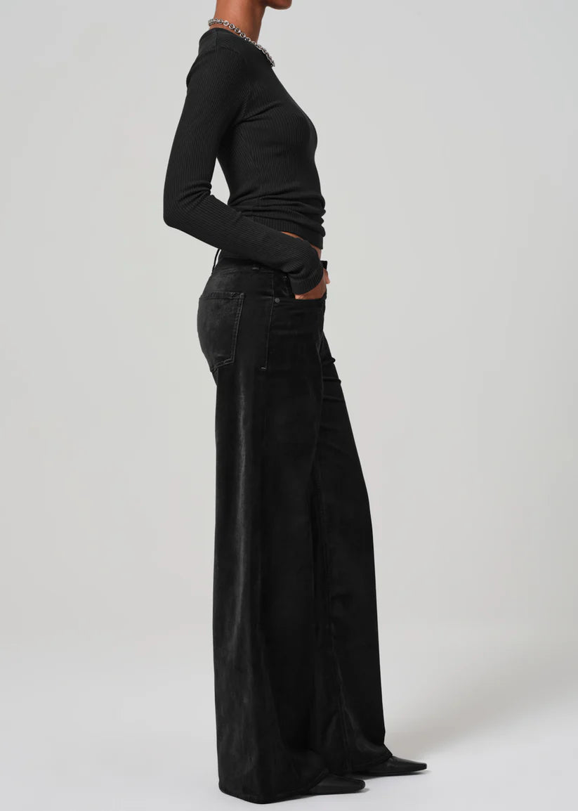 Citizens of Humanity | Lolli Mid Rise Baggy Velvet