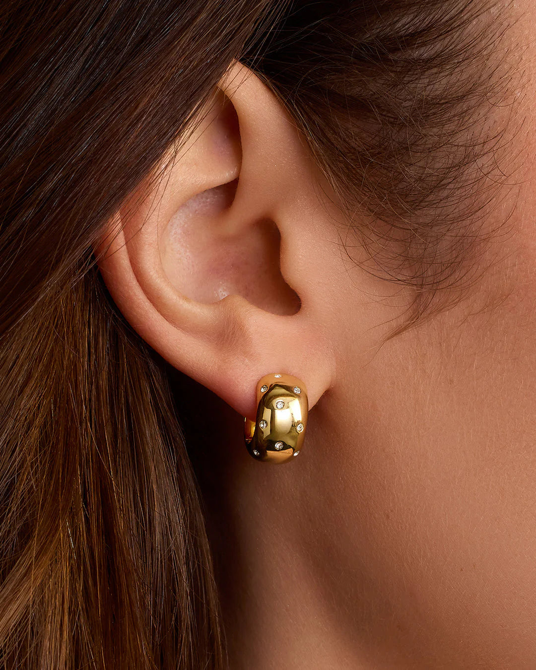 Gorjana | Noel Shimmer Huggies