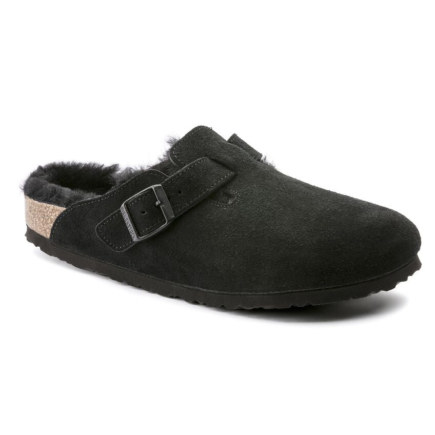 Birkenstock | Boston Shearling | Regular | Black | Suede