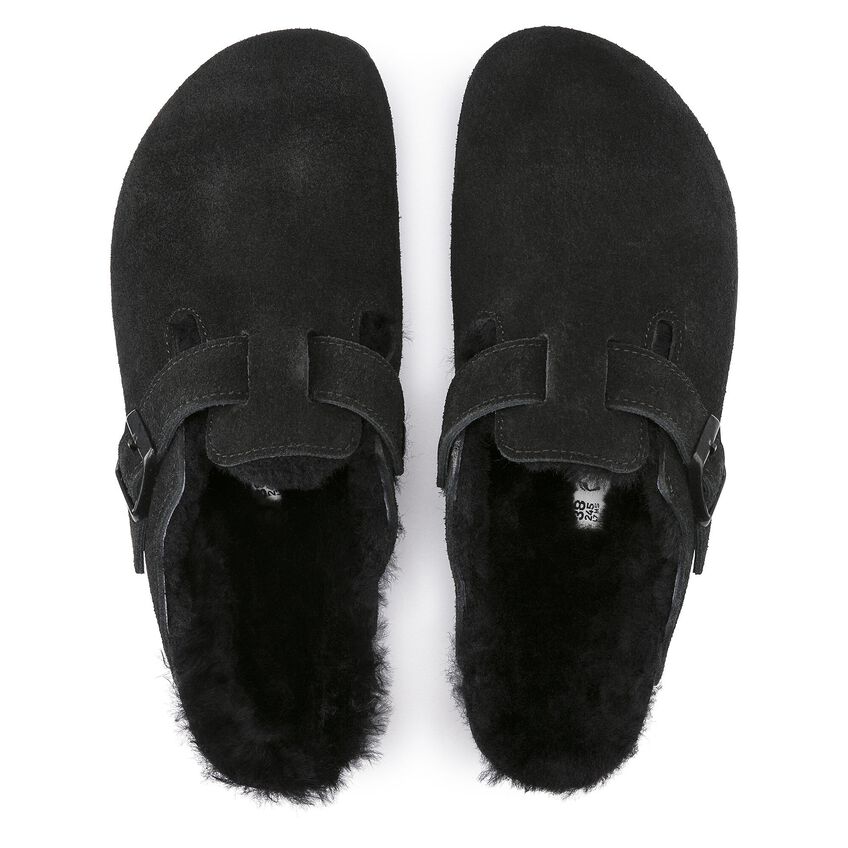 Birkenstock | Boston Shearling | Regular | Black | Suede