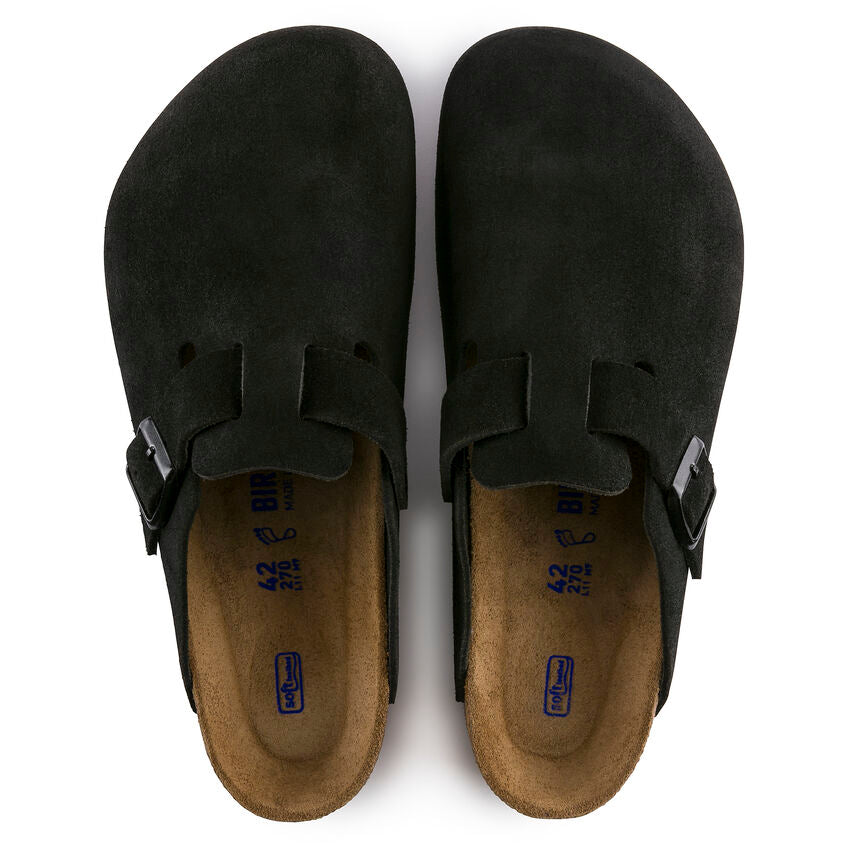 Birkenstock | Boston Suede Soft Footbed