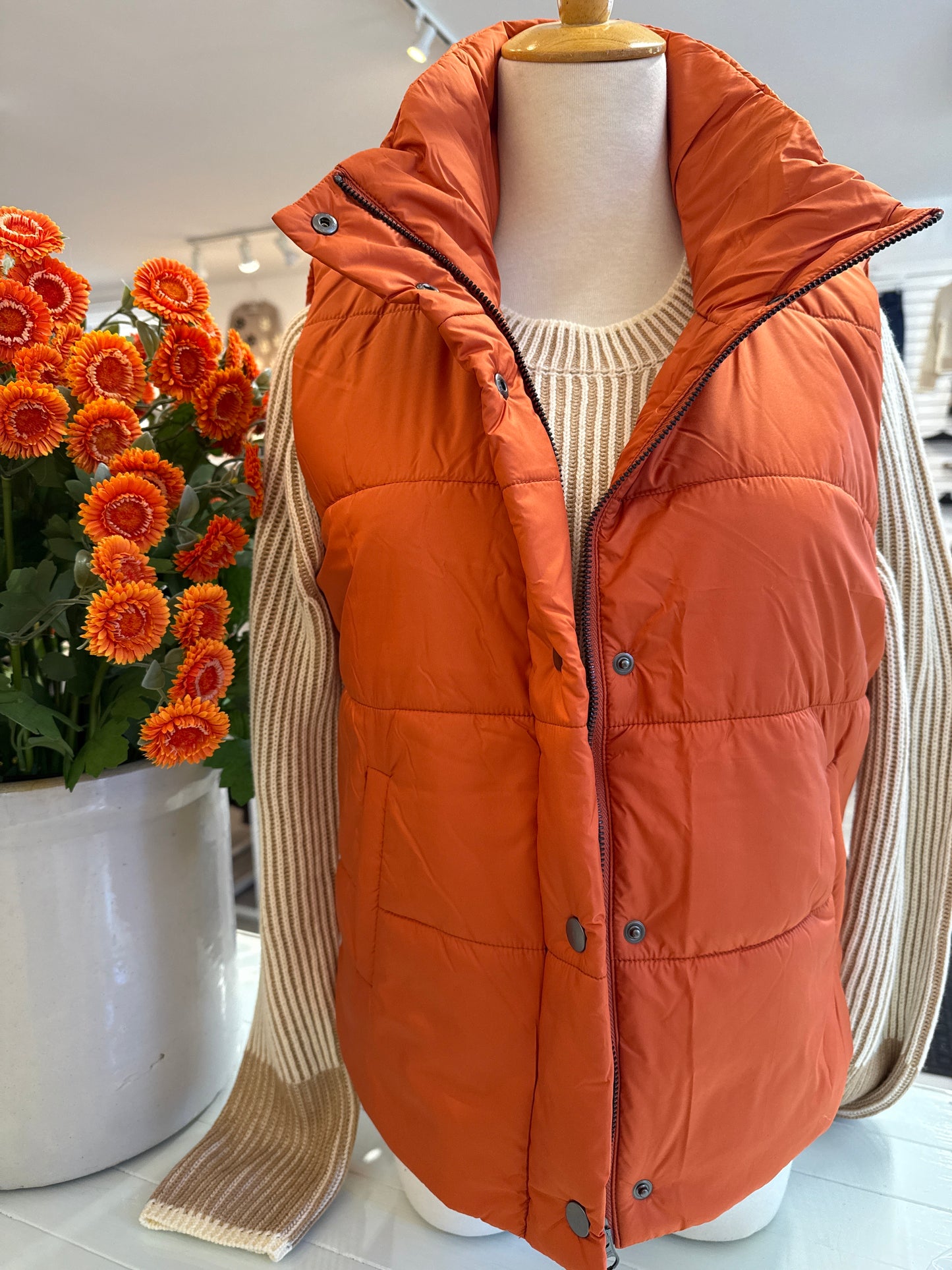 J.Society | Nylon Puffer Vest | 80004