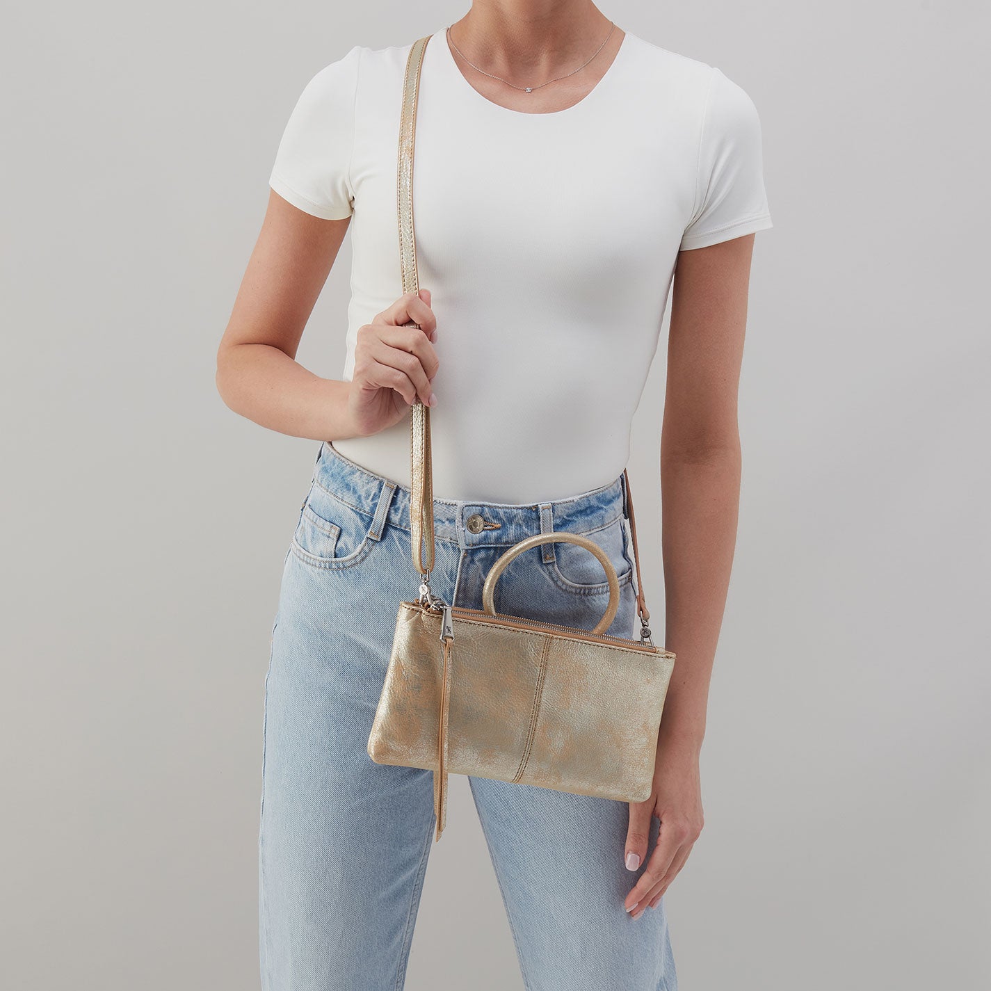 HOBO | Gold Leaf Crossbody