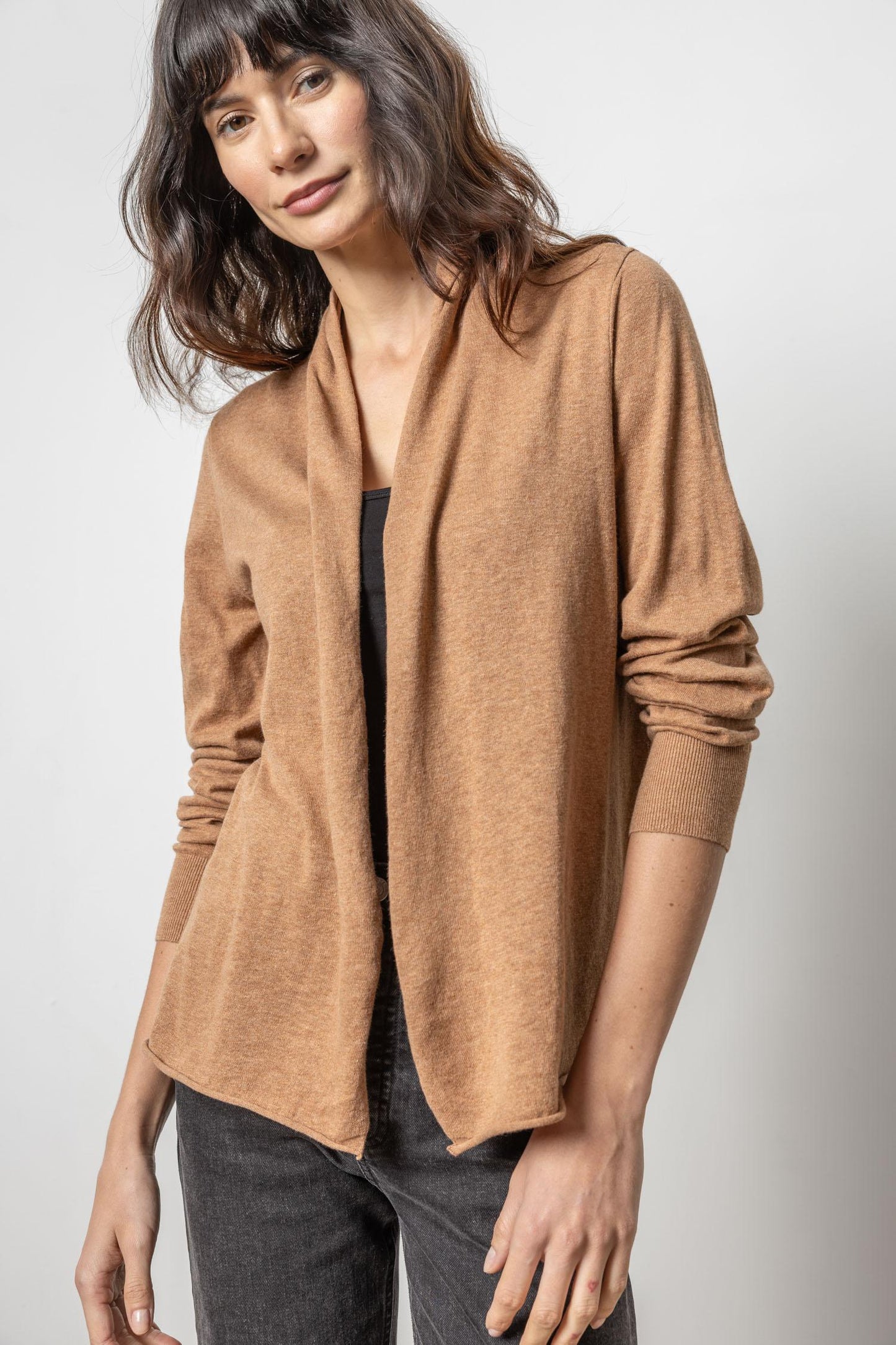 Lilla P. |  Everyday Open Cardigan Sweater | 2666