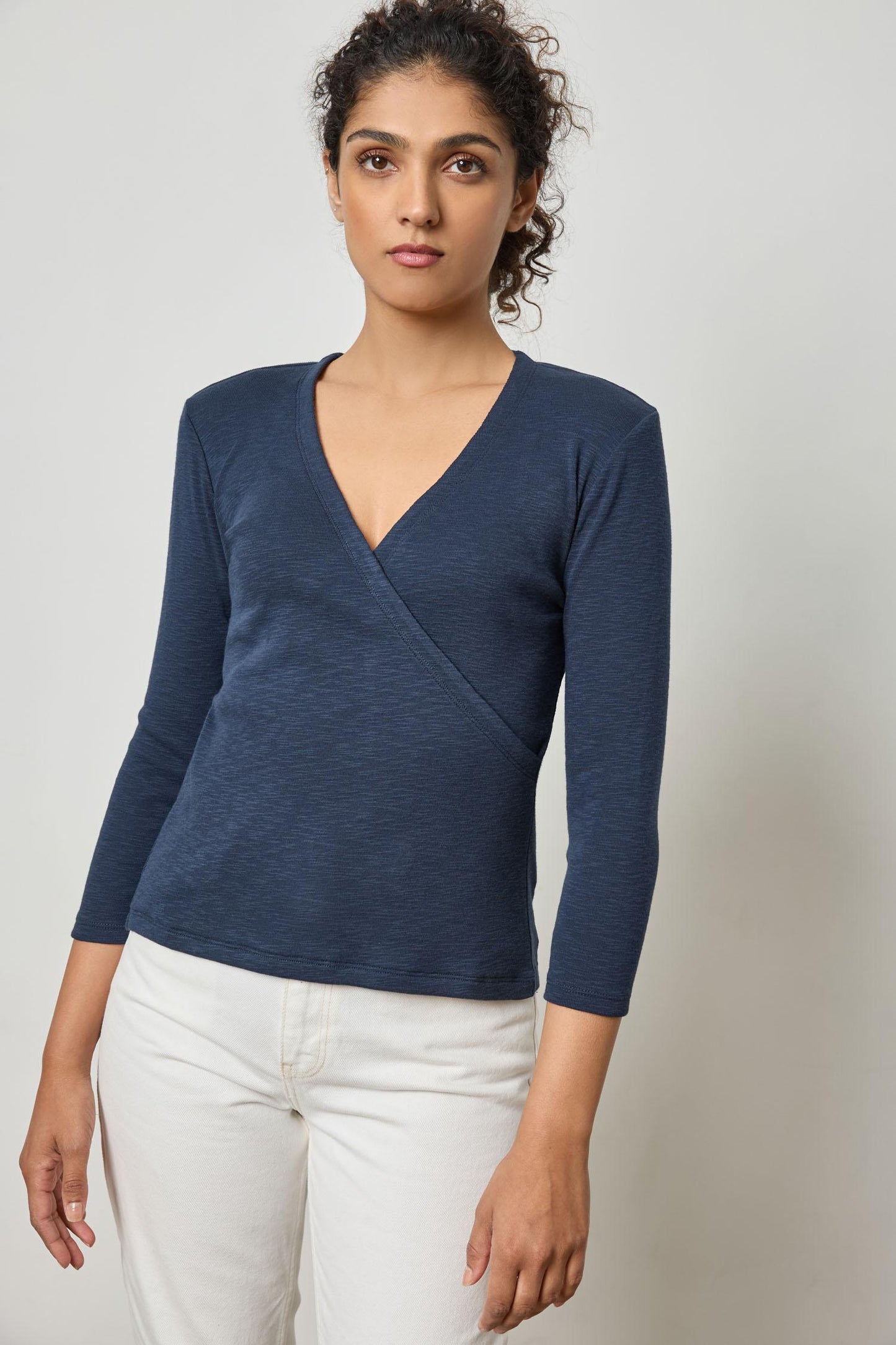 Lilla P | 3/4 Sleeve Surplice | PA2904