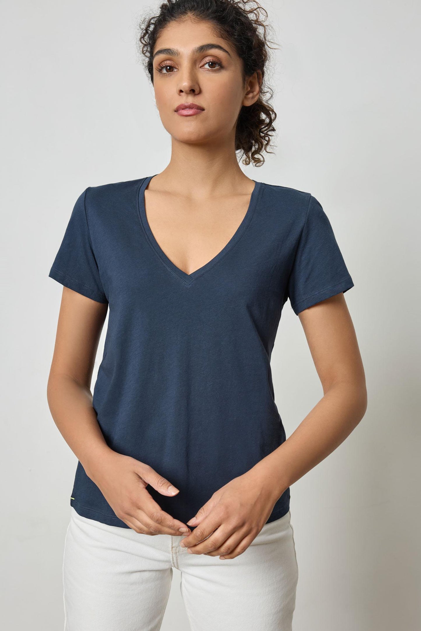 Lilla P | Short Sleeve V-Neck | 2926