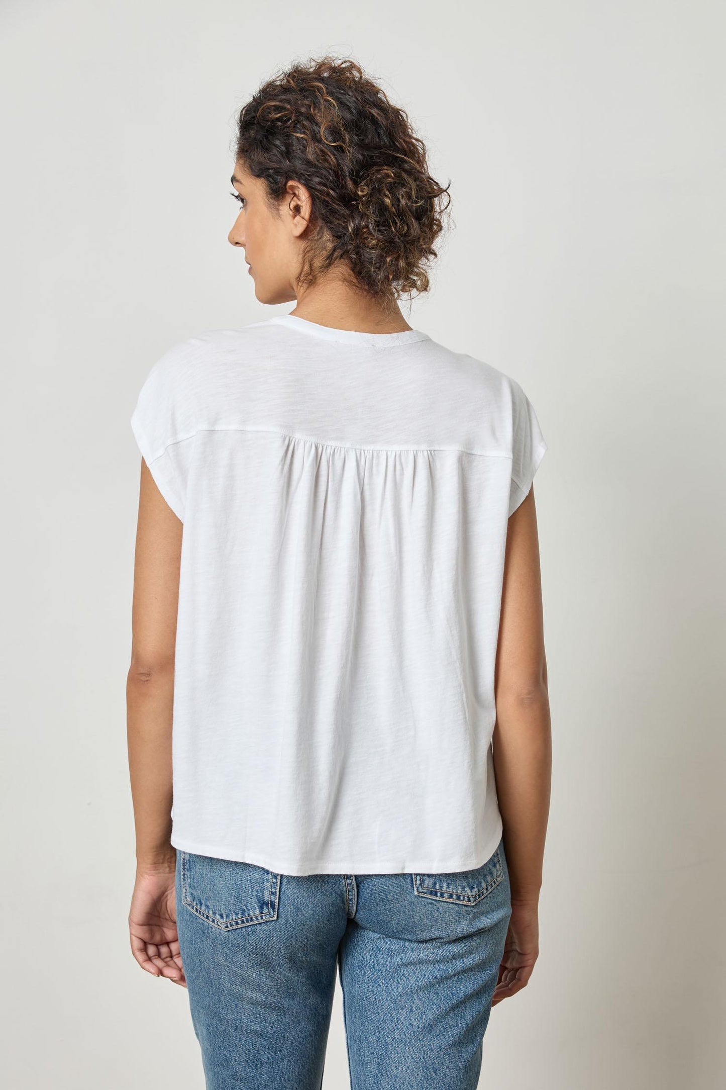 Lilla P | Relaxed Button Down Tee | PA 2932