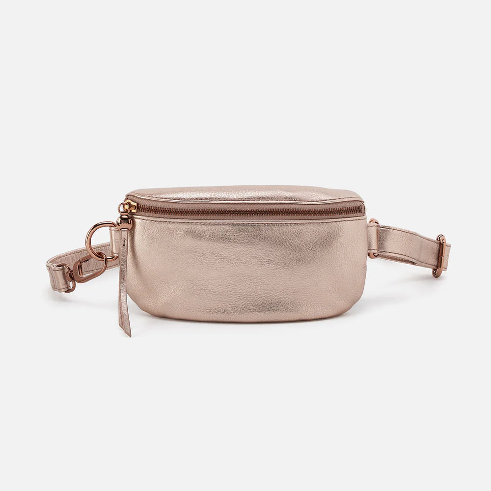 HOBO | Fern Belt Bag | Pink Gold  Metallic