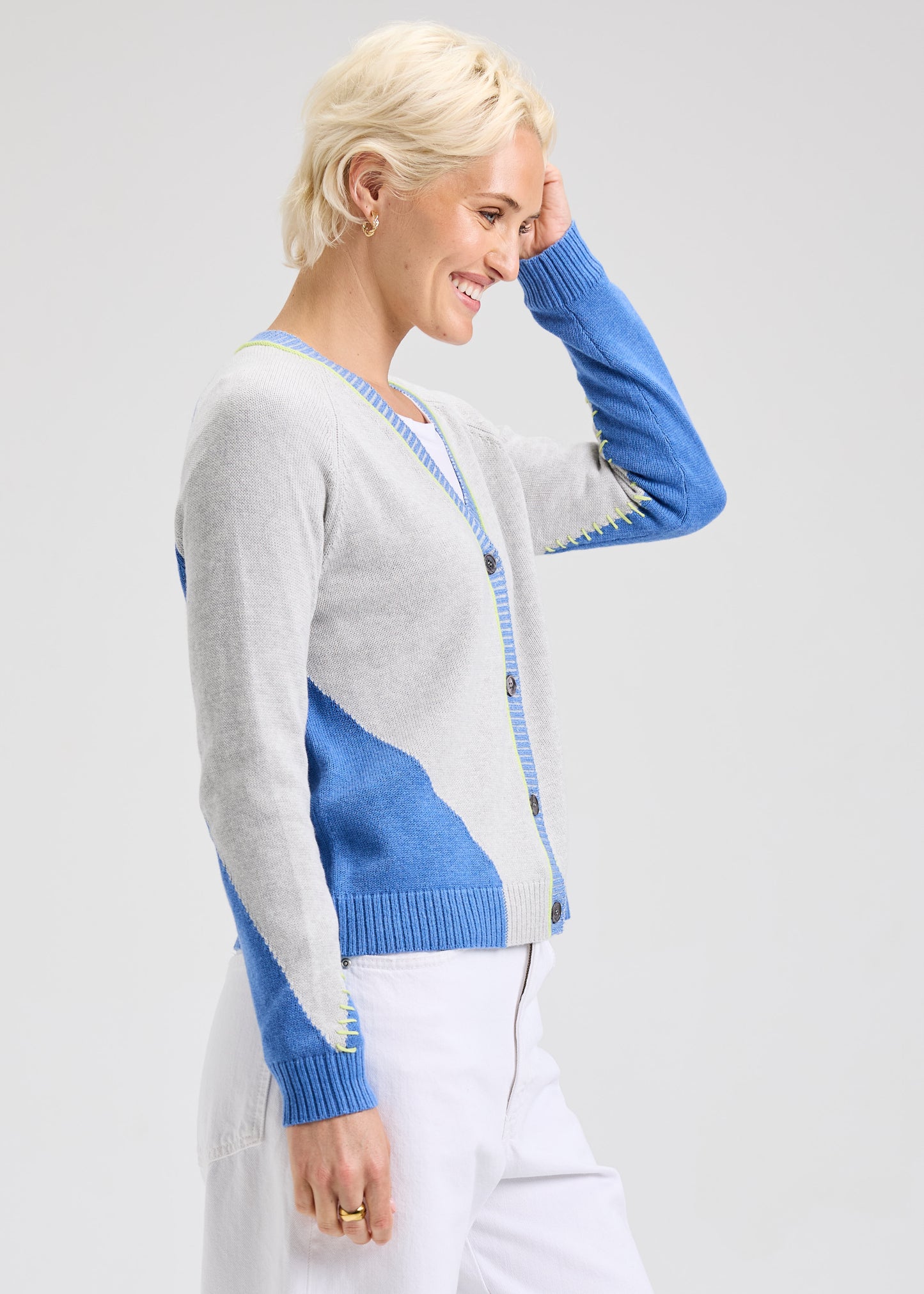 Zaket & Plover | Panelled Cardigan