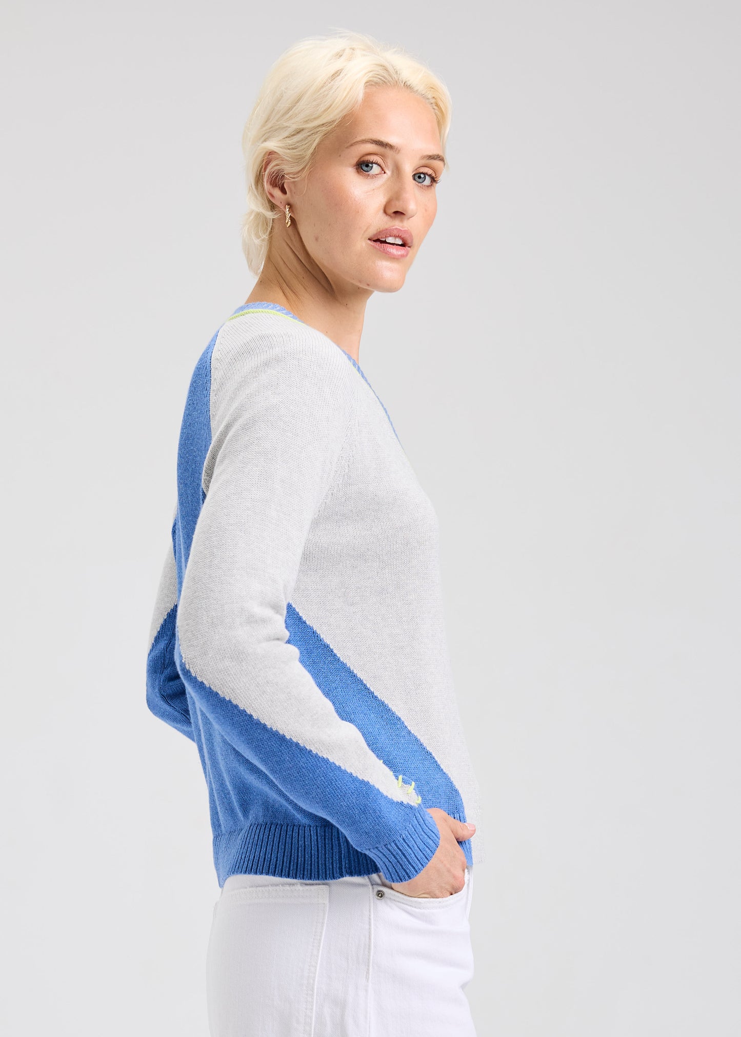 Zaket & Plover | Panelled Cardigan
