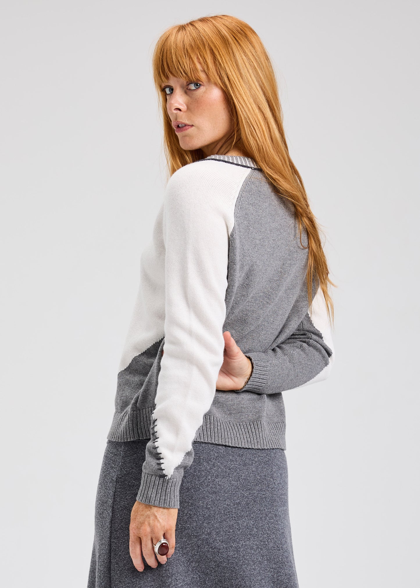 Zaket & Plover | Panelled Cardigan