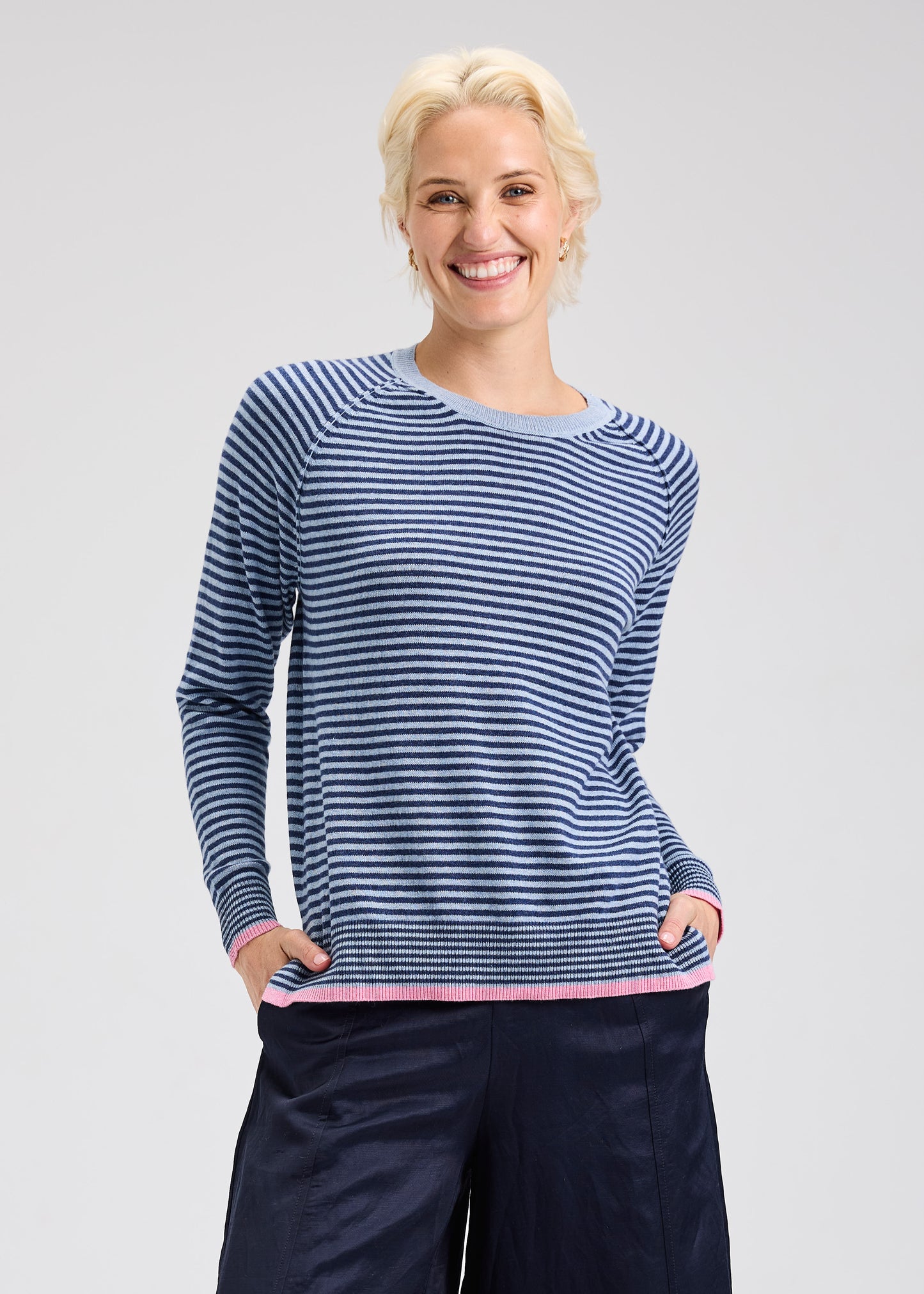 Zaket & Plover |  Stripe Crew Sweater