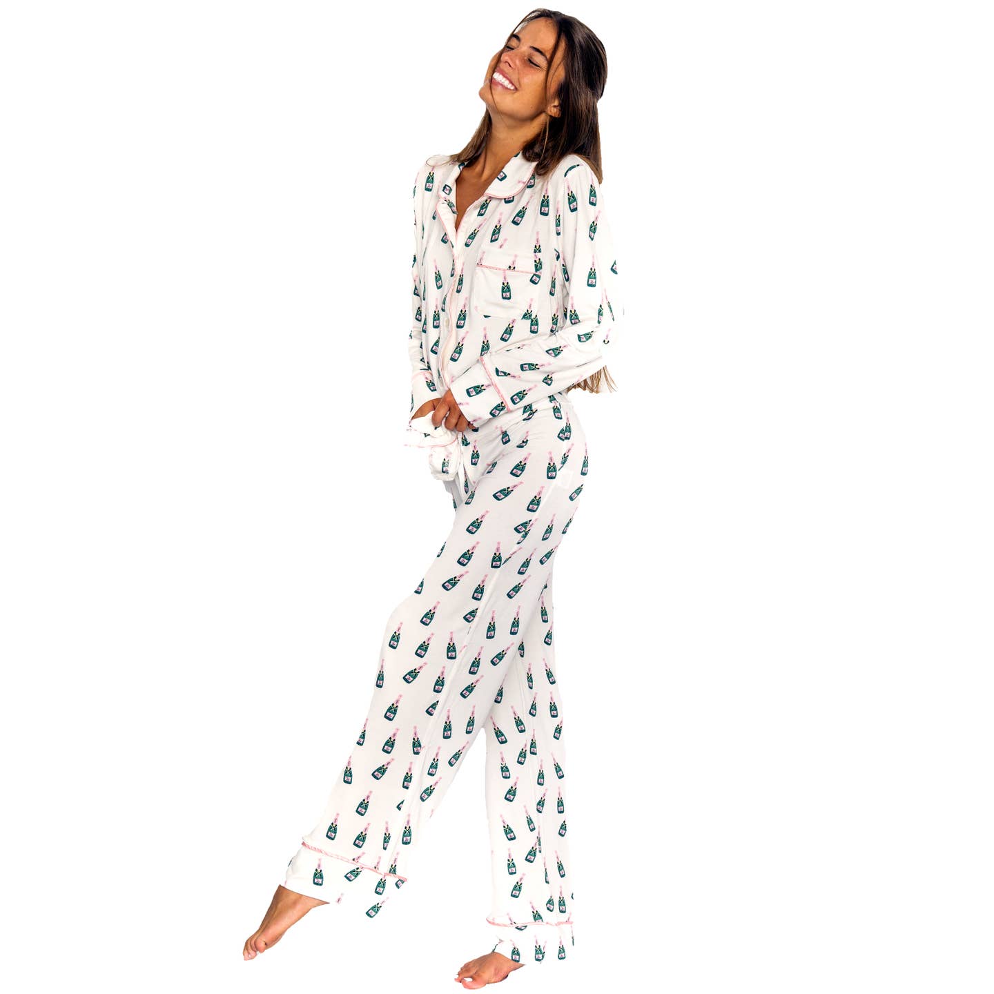 Toss |  Champagne Pajama Pant Set