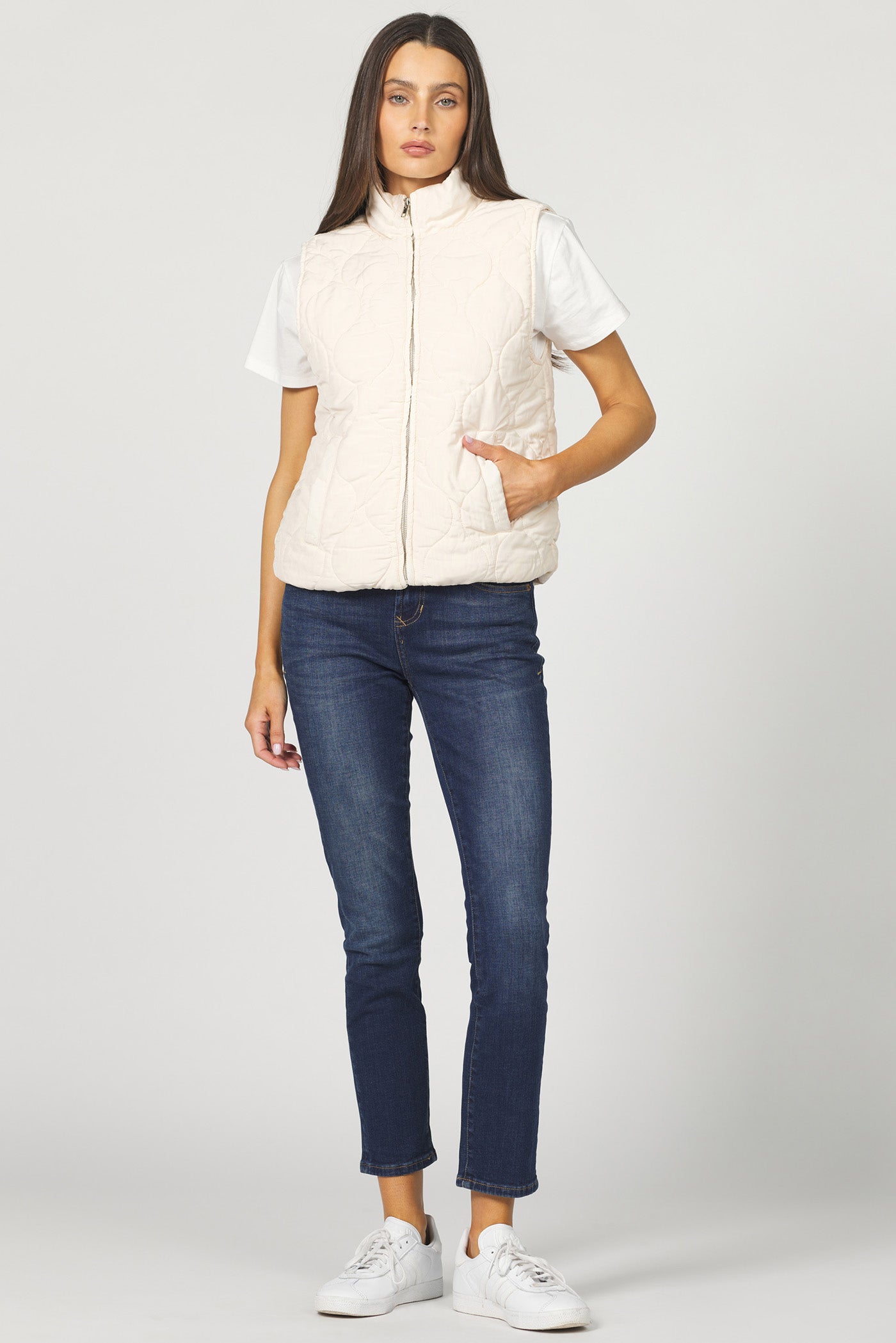 Dear John | Hadley Vest | Cream