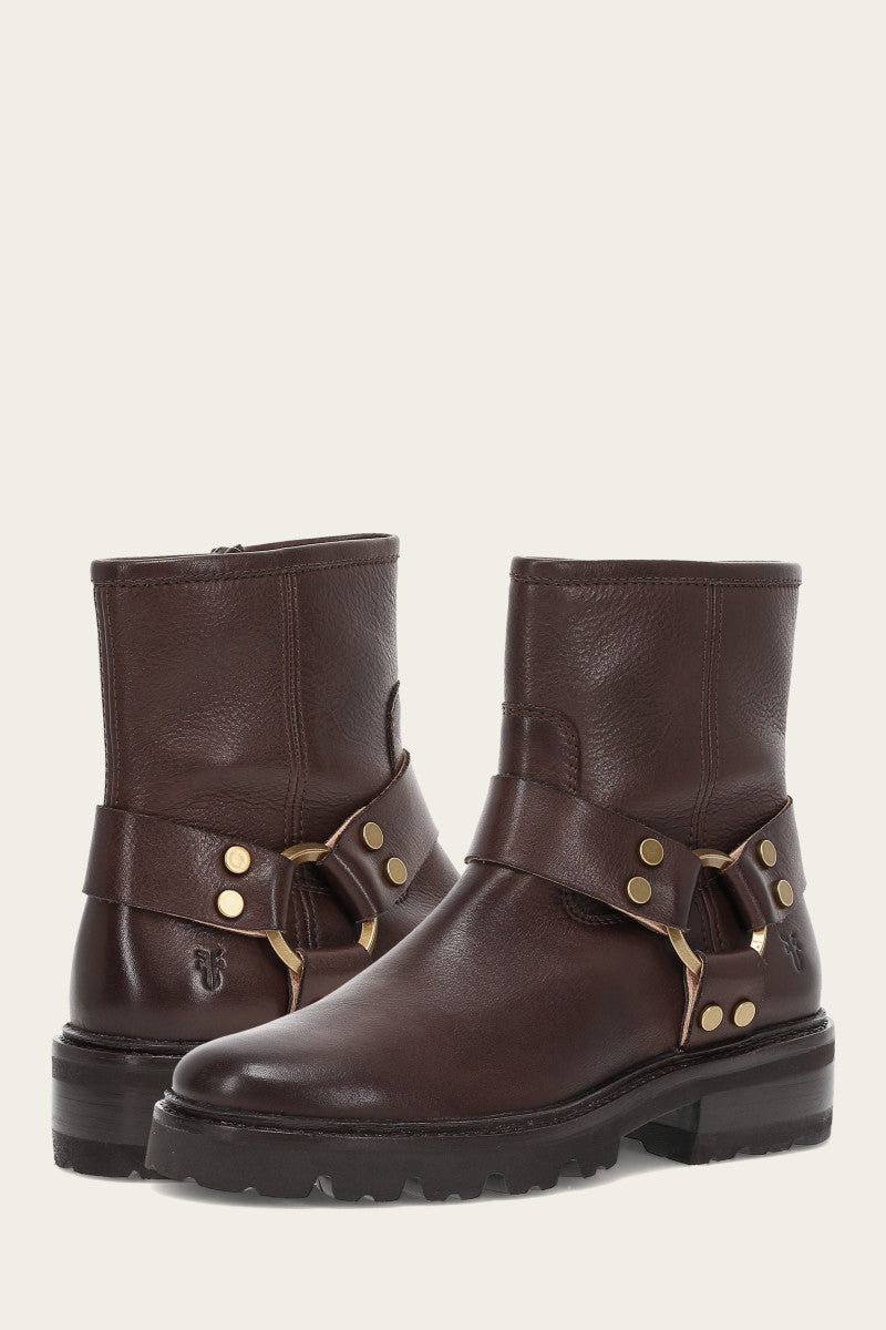 FRYE | Olivia Harness Boot | Chocolate