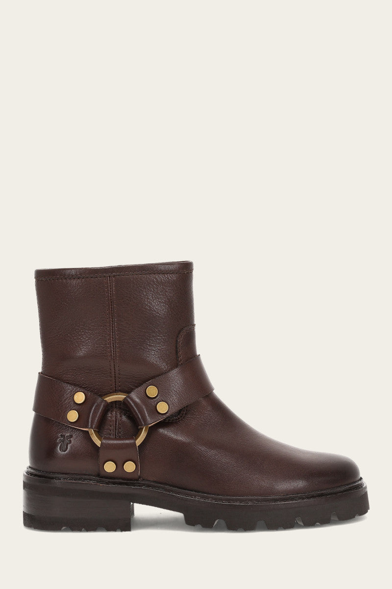 FRYE | Olivia Harness Boot | Chocolate