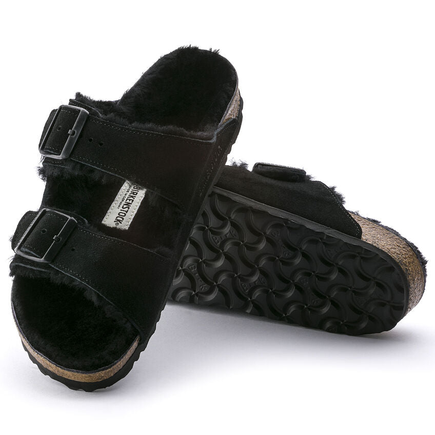 Birkenstock |  Arizona Shearling Suede Leather