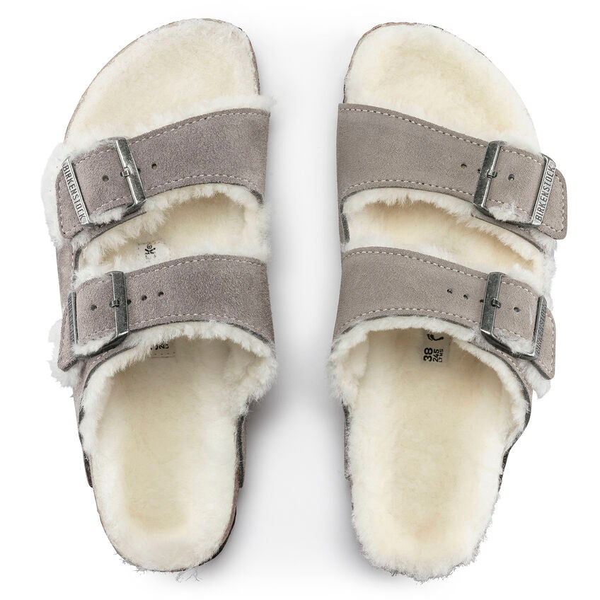 Birkenstock |  Arizona Shearling Suede Leather