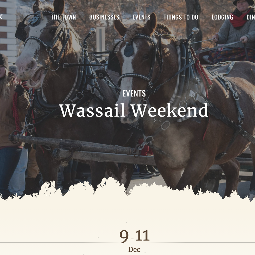 Wassail Weekend Dec 9-11 in Woodstock