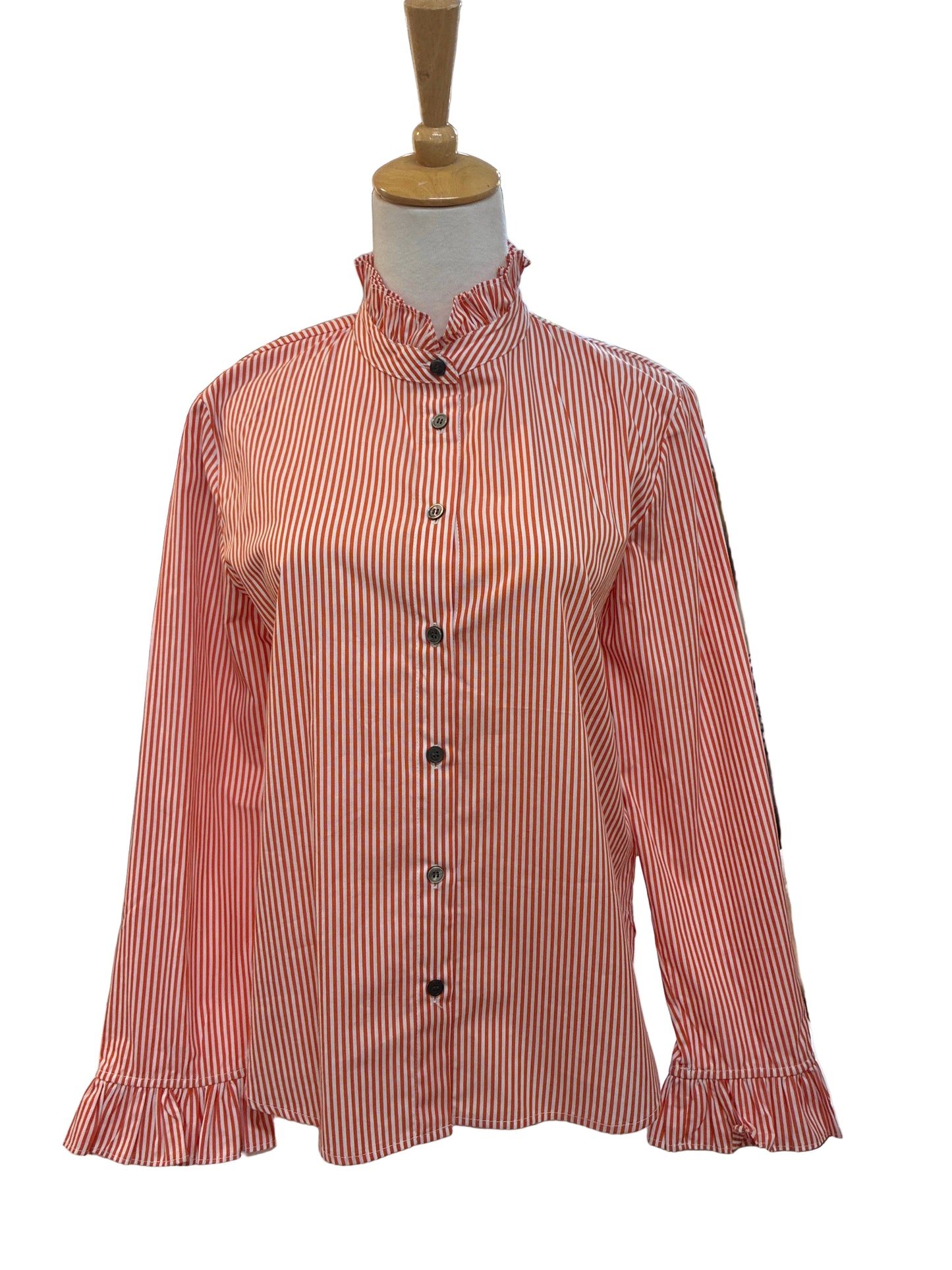 
                  
                    J.Society | Stripe Ruffle Blouse | 71041
                  
                