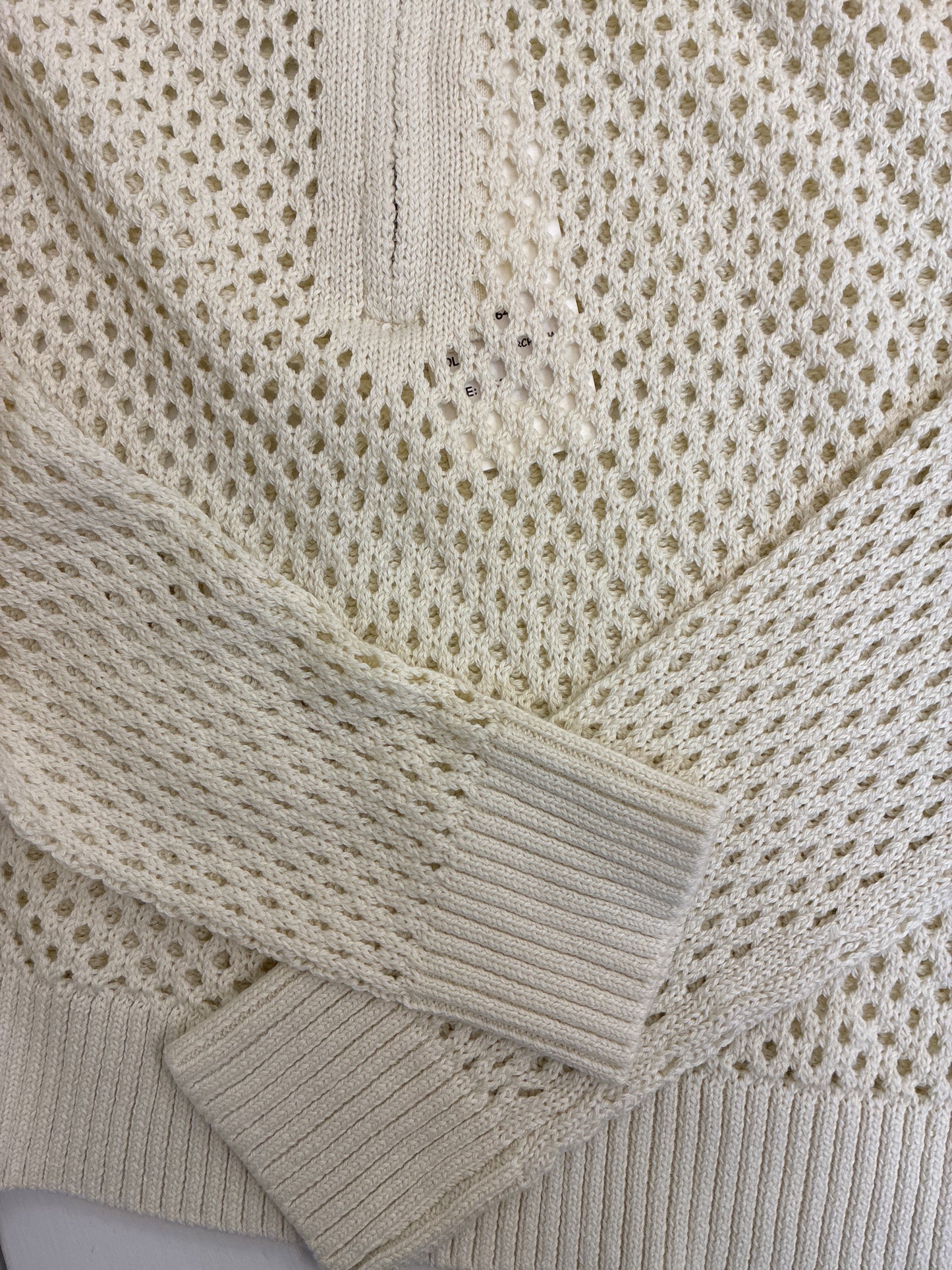 
                  
                    J.Society | 1/4 Zip Open Stitch Sweater | Butter | 23164
                  
                