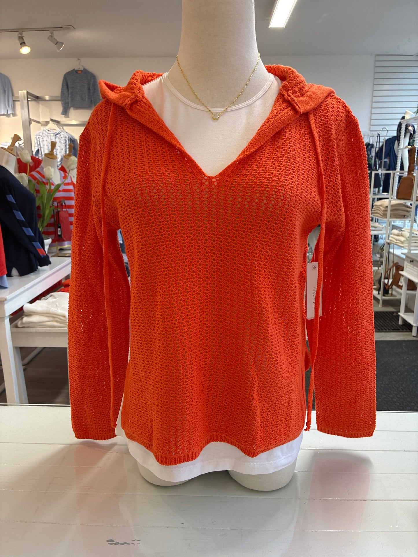 
                  
                    Six-Fifty  | Drift Crochet Knit  hoodie
                  
                