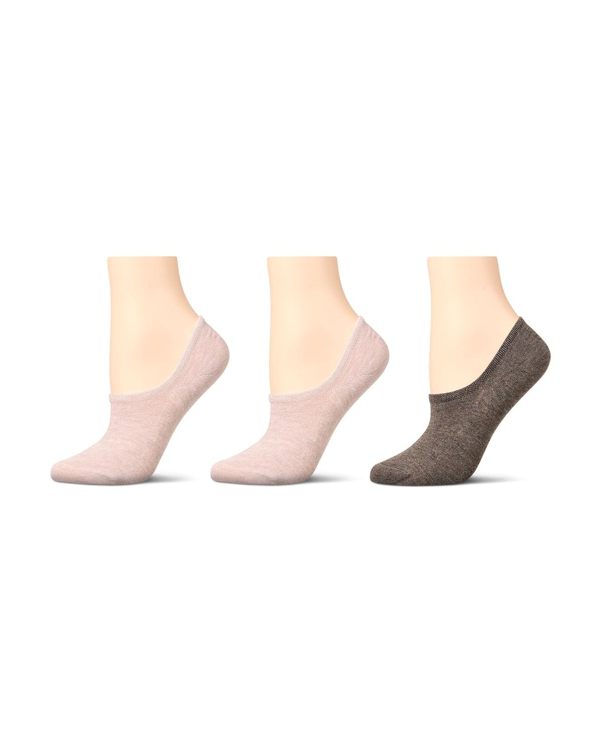 
                  
                    3 Pair Women's Silky-Soft No Show Rayon Blend Sneaker Liners: Pink Heather Multi / 9-11
                  
                