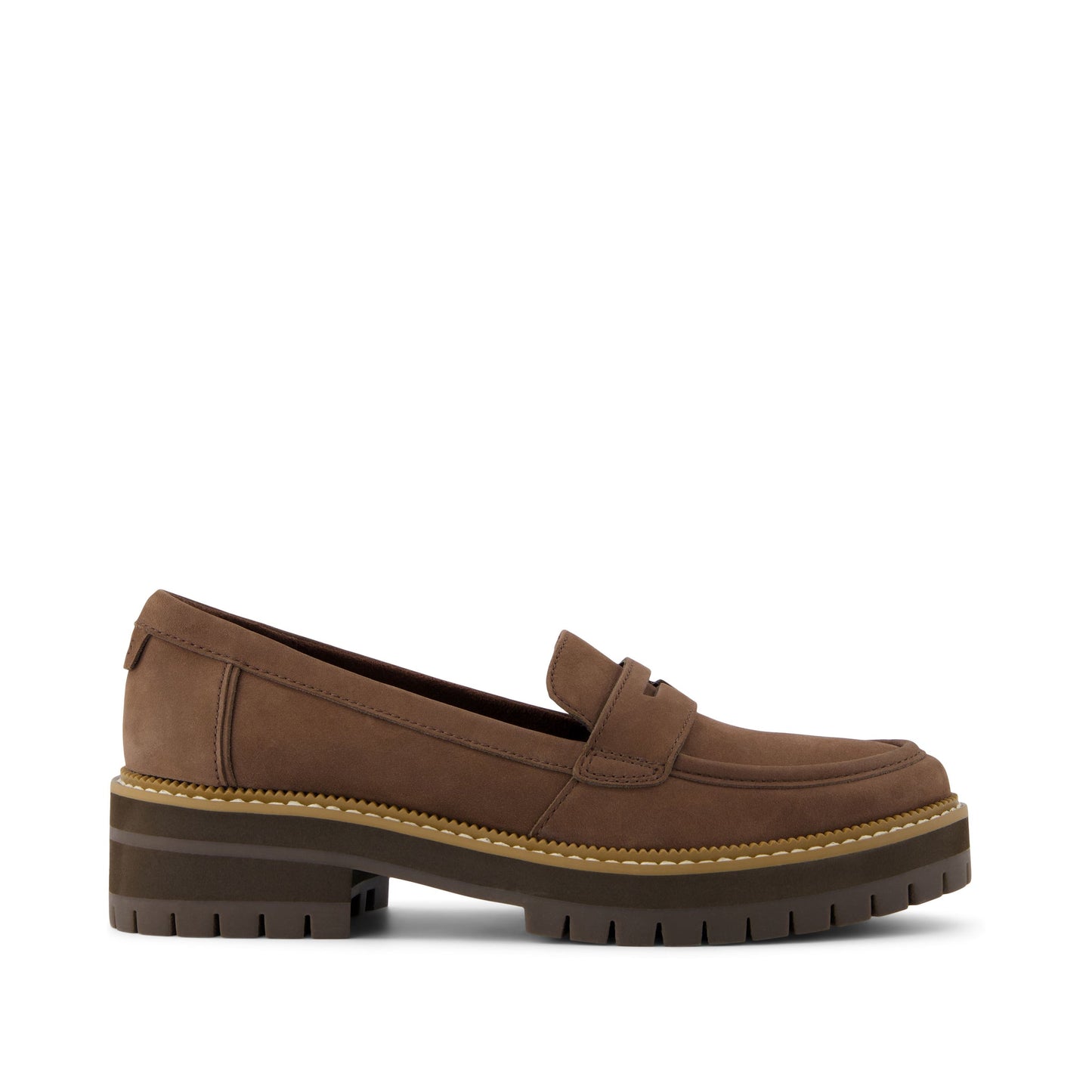 
                  
                    TOMS | Cara Leather Loafer | Dark Brown
                  
                