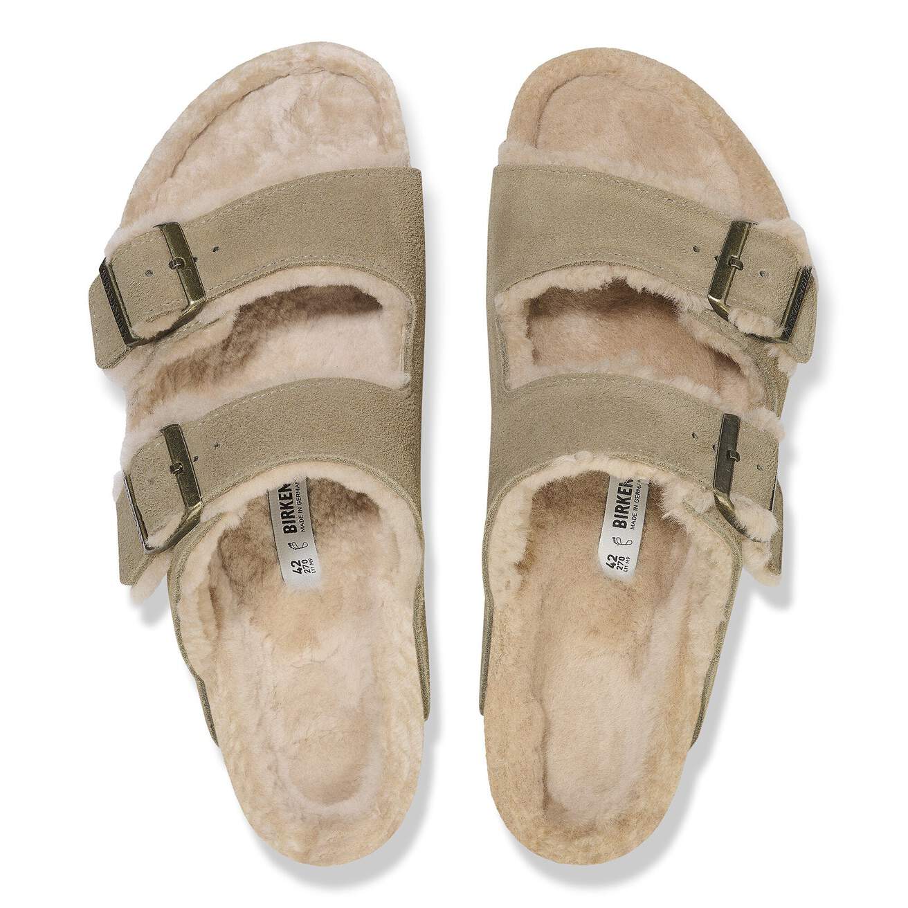 
                  
                    Birkenstock | Arizona Shearling | Suede Taupe N
                  
                