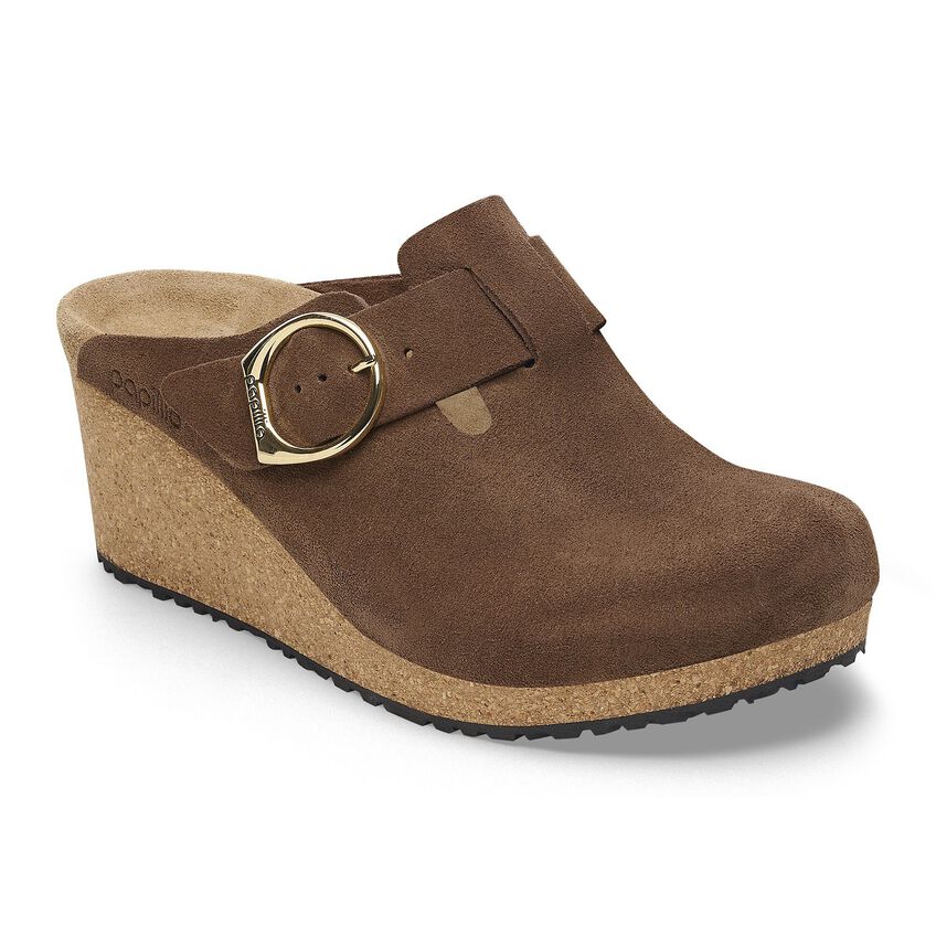 Birkenstock | Papillio | Fany Ring-Buckle | Suede Leather | Narrow