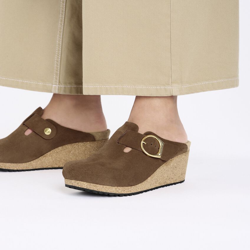 
                  
                    Birkenstock | Papillio | Fany Ring-Buckle | Suede Leather | Narrow
                  
                