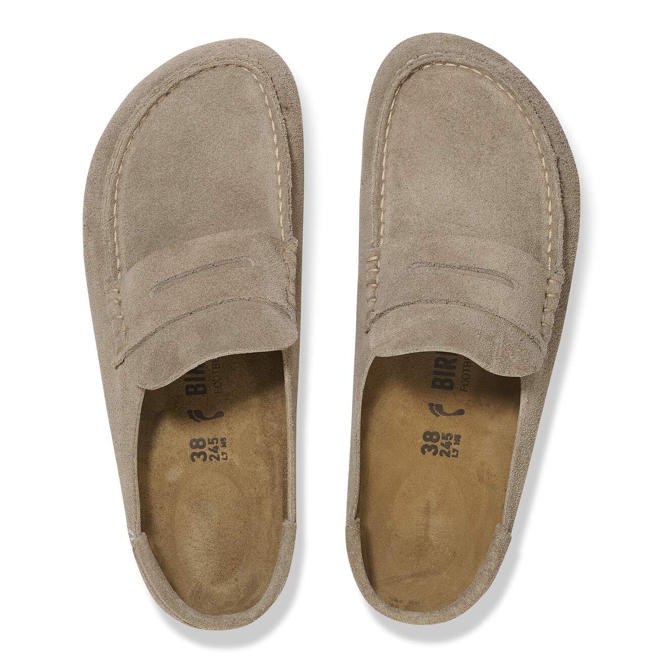 
                  
                    Birkenstock | Naples Wrapped Suede | Taupe
                  
                