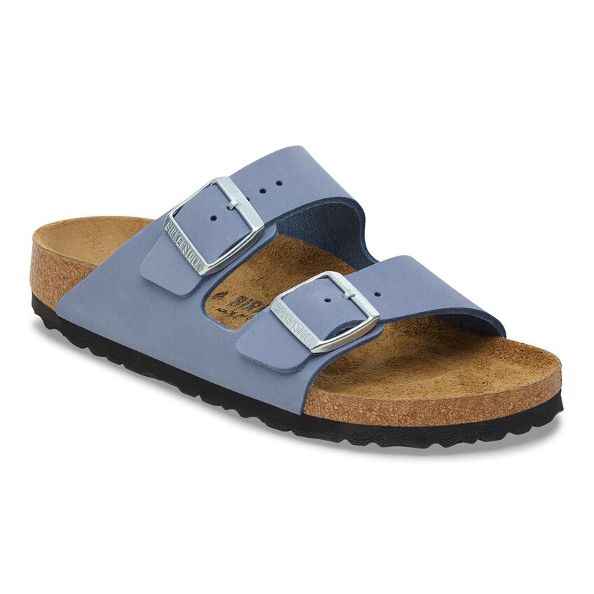 
                  
                    Birkenstock | Arizona Nubuck Leather | Stone Blue | Narrow
                  
                