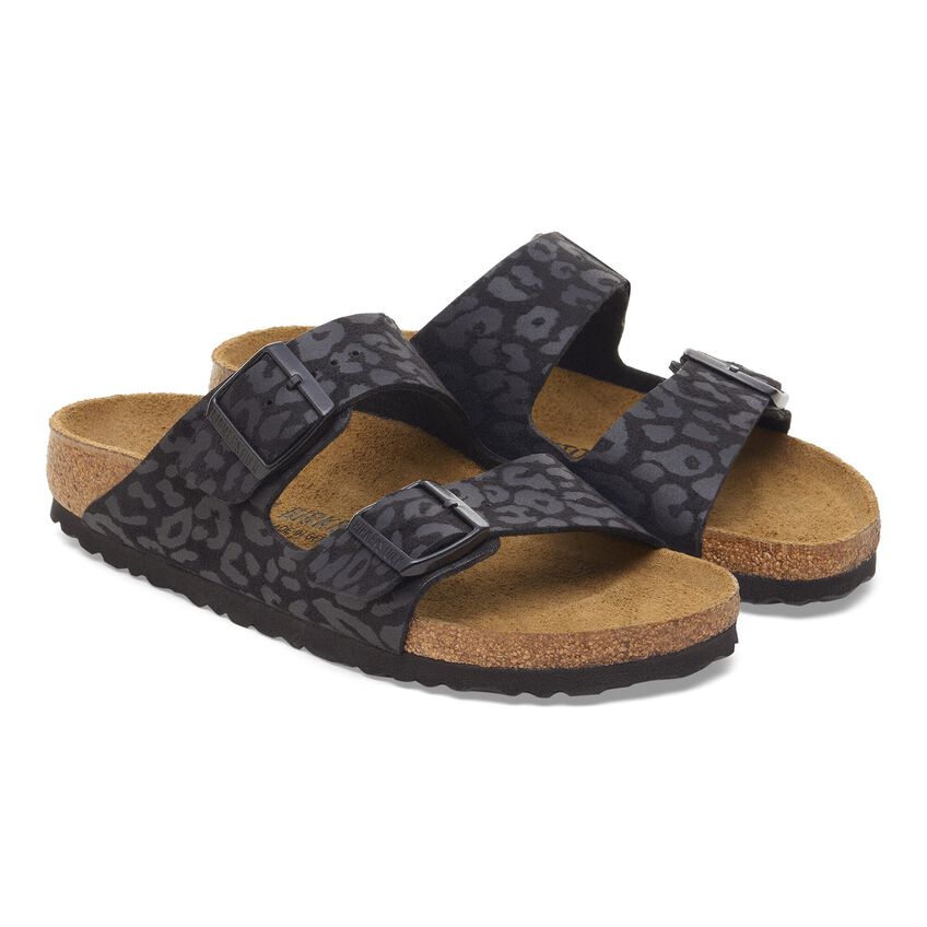 Birkenstock | Arizona | Synthetic Leopard | Black