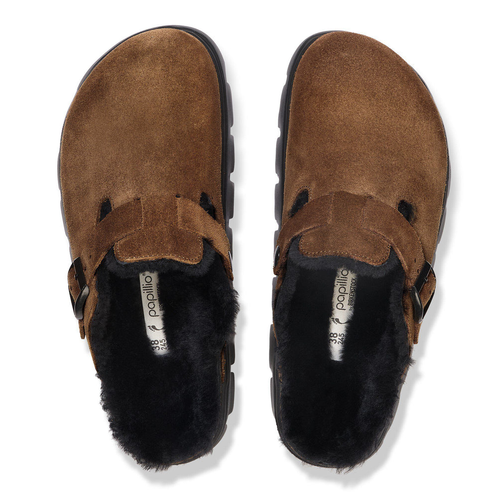 
                  
                    Birkenstock | Boston Chunky Shearling lined | Dark Tea
                  
                