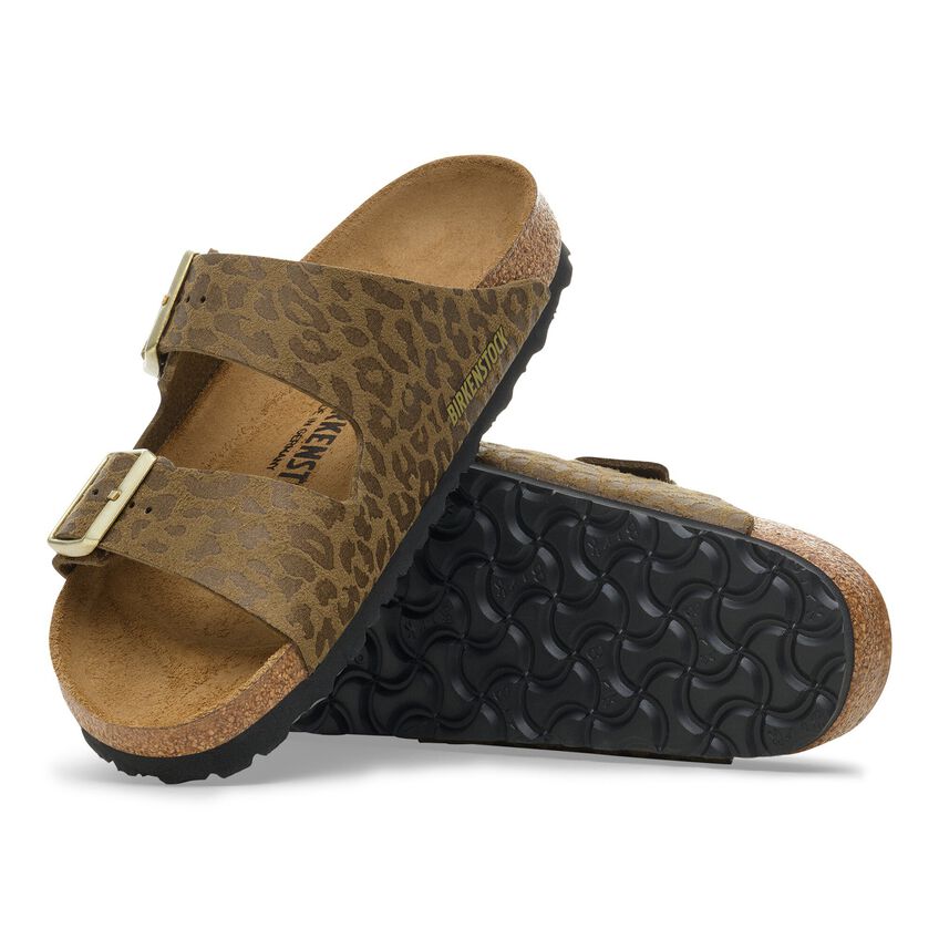 
                  
                    Birkenstock | Arizona | Synthetic Leopard | Khaki
                  
                