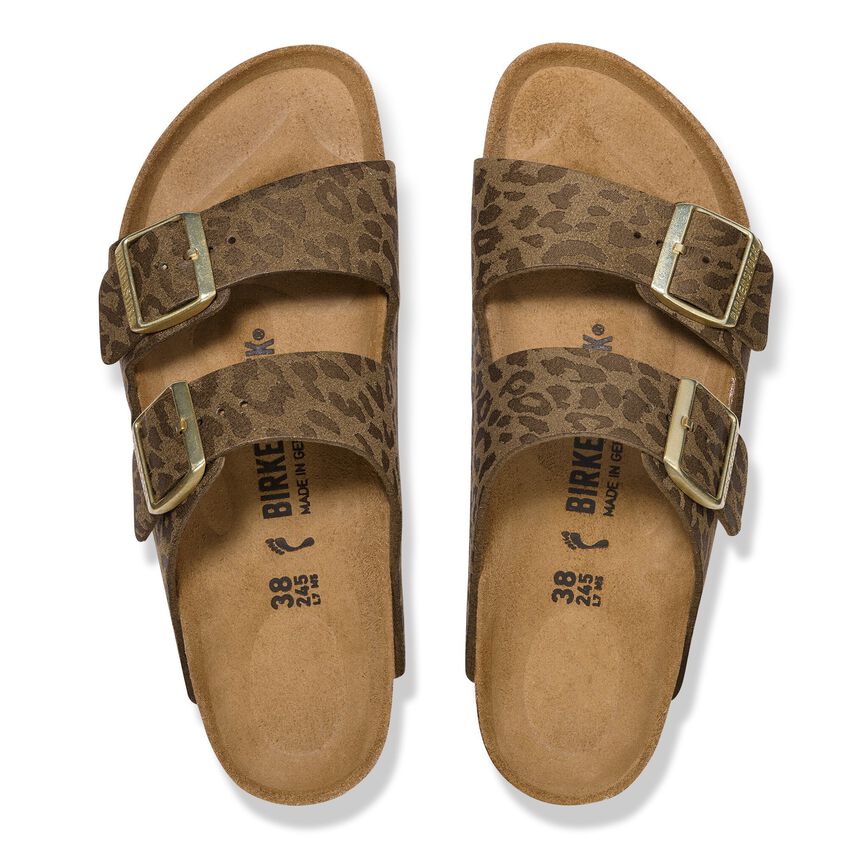 
                  
                    Birkenstock | Arizona | Synthetic Leopard | Khaki
                  
                