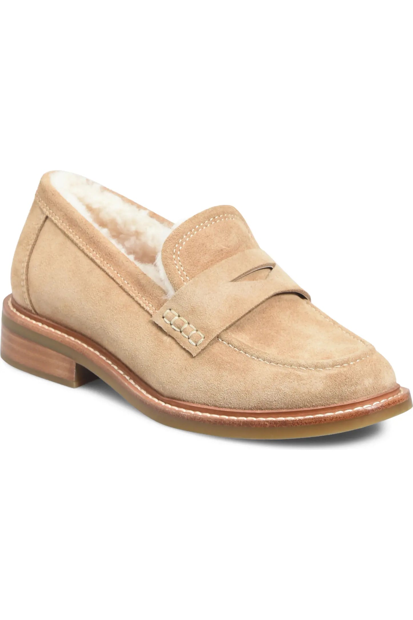 
                  
                    Sofft | Mara II Shearling Lined Loafer| Cognac
                  
                