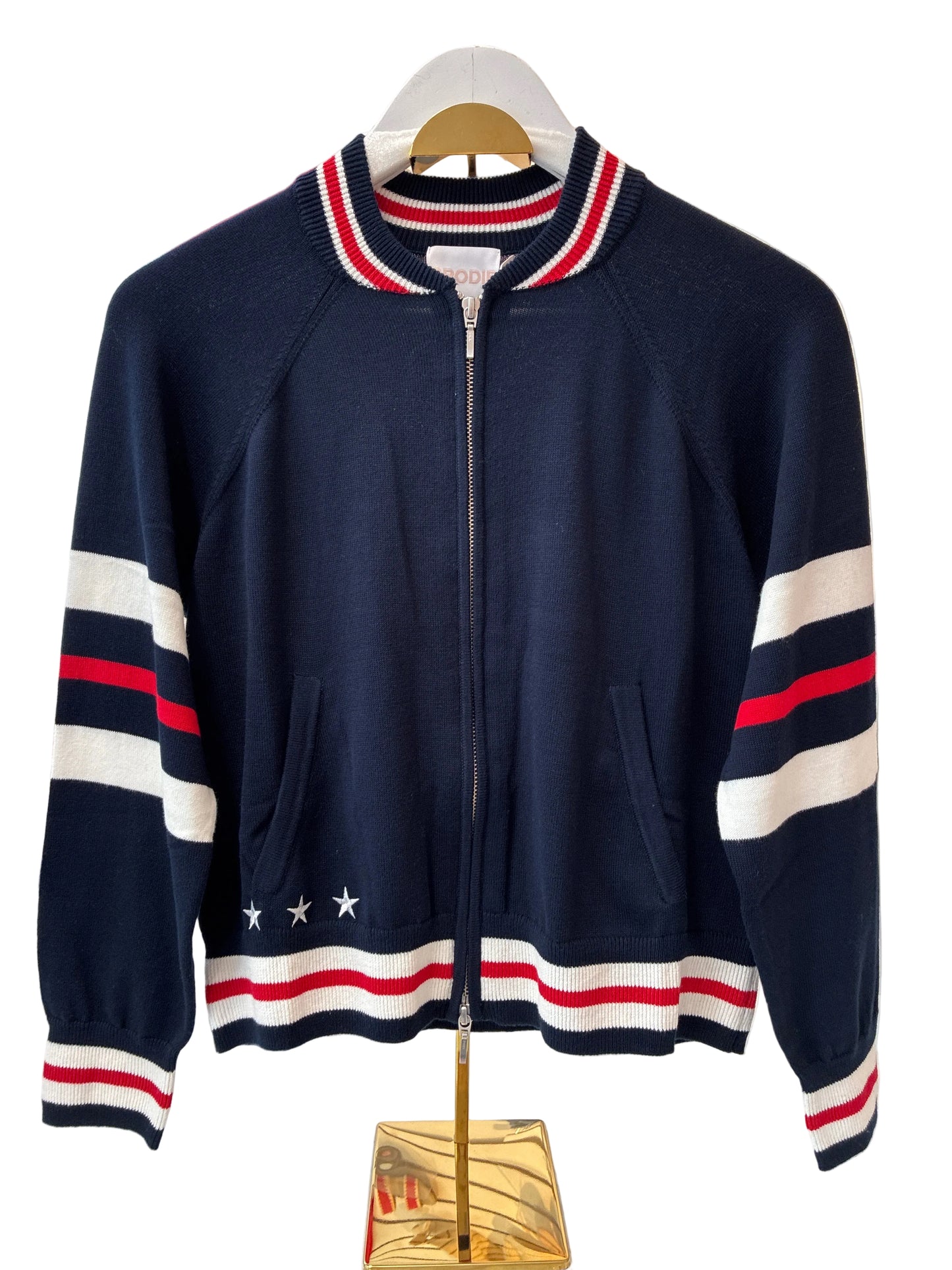 
                  
                    Brodie | USA 250 Stripe Bomber | Navy
                  
                